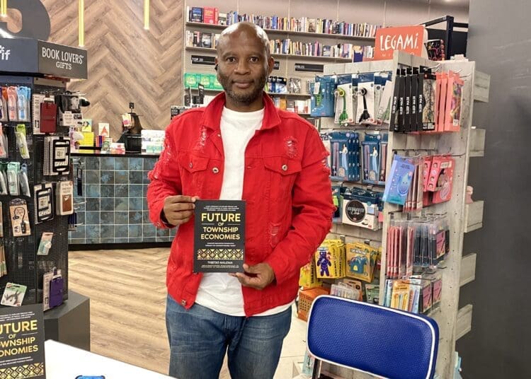Tiisetso Maloma during the signing of his book -Future of Township Economies - at Fourways Mall