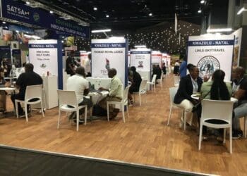 Small business owners at tourism indaba