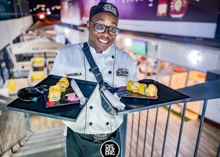 Tshepiso Mahika who runs mobile sushi restaurant