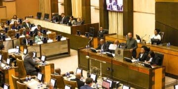 MEC Lebohang Maile during his budget vote at Gauteng Legislature