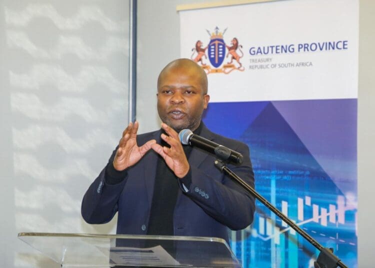 Finance and economic development MEC Lebogang Maile