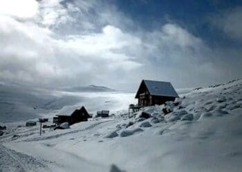 Snowy Lesotho mountains welcome tourists from around the world