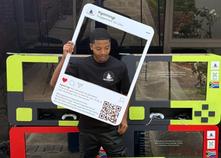 Brandon Mashaba the owner of Reagile Gaming Interactions. Photo supplied.