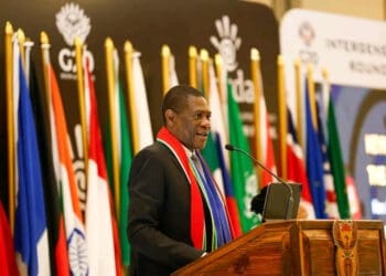 Deputy President Paul Mashatile during G20 roundtable discussion