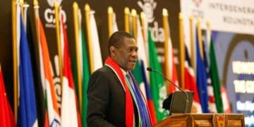 Deputy President Paul Mashatile during G20 roundtable discussion