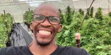 Mdu Lepele, an an agro-processor and entrepreneur in the cannabis industry. Photo supplied