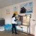 Murendeni Mafumo, founder of Kusini Water seen processing water