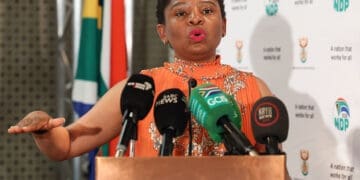 Minister in the Presidency Khumbudzo Ntshavheni.  Photo.GCIS