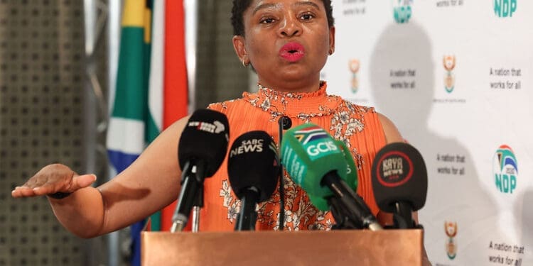 Minister in the Presidency Khumbudzo Ntshavheni. Photo.GCIS