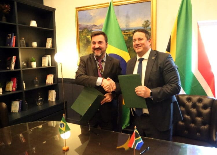 South Africa and Brazil have signed a landmark Memorandum of Intent to boost agricultural cooperation.