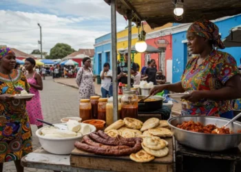 Street food vendors are worried about the impact of the outbreak of Foot and Mouth disease. Photo. www.southafrica.net