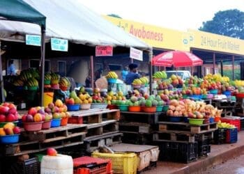 Small business traders like hawkers at the Tshakhuma Market in Limpopo are now left to carry the costs of the damages resulting from the floods. Photo. Limpopo Tourism Agency\Facebook