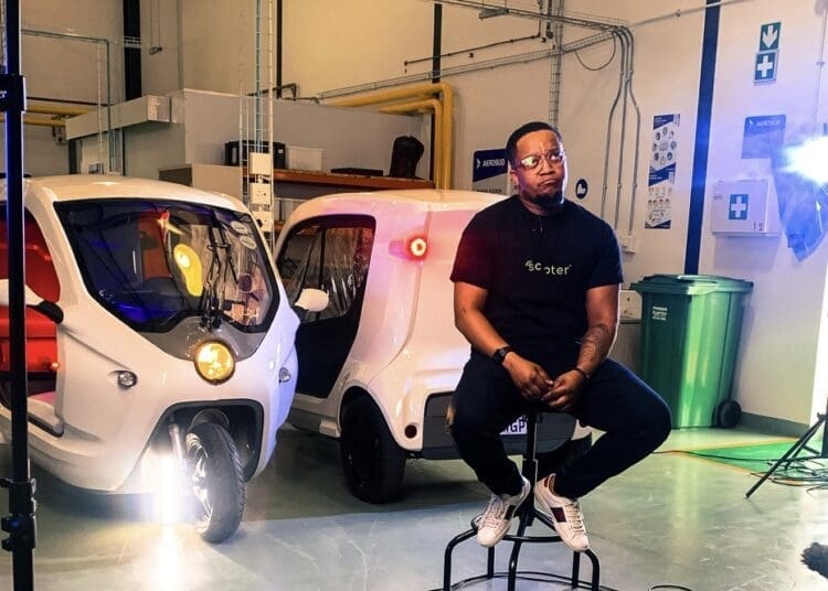 Fezile Dhlamini the founder of Green Scooter will be attending the CEIIF through Tshwane Economic Development Agency. Photo: Supplied
