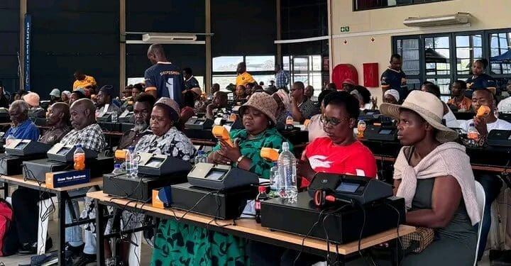 Spaza shops owners receives training on point of service machines in KwaZulu-Natal. Photo: SEDFA.