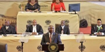 President Cyril Ramaphosa is expected to deliver his State of the Nation Address tonight. Photo. GCIS