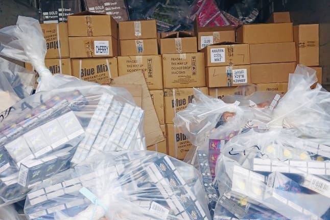 Illicit and counterfeit goods continue to undermine legitimate small businesses while posing health and safety risks to consumers. Photo: SAPS Media