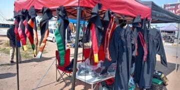 Graduates choose their gowns as local businesses cash in on South Africa’s graduation season.