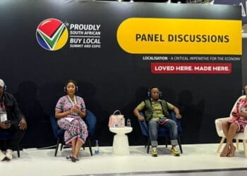 Industry stakeholders discuss the impact of offshore e-commerce on local businesses during a panel session at the Proudly SA Summit.
Photo: Twitter/x