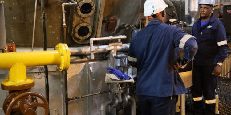 Labourers at work at a sugar mill in KwaZulu-Natal where government efforts are unfolding to rescue the sugar industry. Photo. GCIS