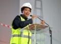 Minister of Small Business Development Stella Ndabeni speaking at the launch of the R300 million SEDFA Construction Fund in Modderfontein, Johannesburg.