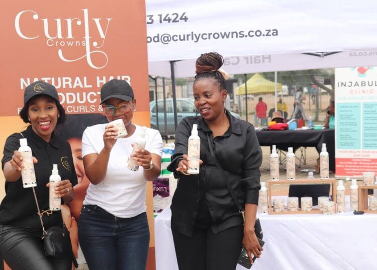 Entrepreneur Pontso Dibakwane founded Curly Crowns Beauty in 2021