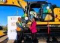 Minister Stella Ndabeni Abrahams officiates the handover of a Caterpillar excavator to Mbalelanga Trading Enterprise under the Business Infrastructure Support Programme in Buffalo City Metropolitan Municipality.
Photo: DSBD