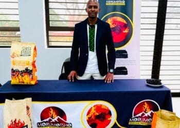 Atang Justice turns invasive wattle trees into charcoal and briquettes, creating jobs and promoting environmental restoration in Matatiele.