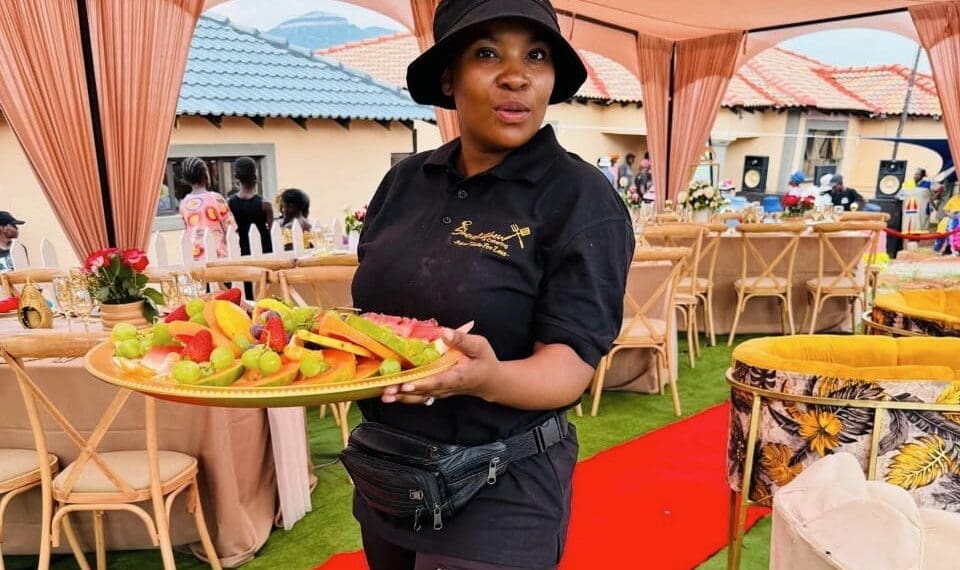 Poultry farmer and catering entrepreneur Sharon Ramoganyane from Ga Maila Mapitsane village in Sekhukhune, Limpopo, runs two successful businesses