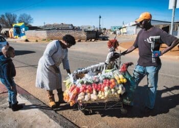 The newly developed flea market provides a formal trading space for informal businesses, aiming to improve their visibility and create a safer environment for entrepreneurs.