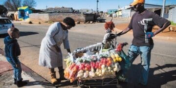 The newly developed flea market provides a formal trading space for informal businesses, aiming to improve their visibility and create a safer environment for entrepreneurs.